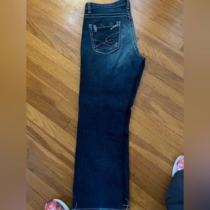 BKE boot cut dark wash jeans